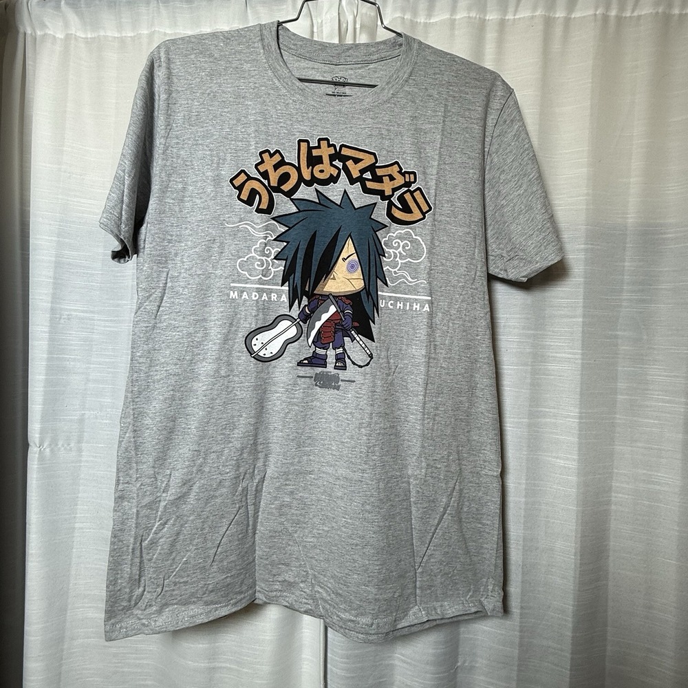 Naruto Madara Uchiha T Shirt Men Size Large Funko Pop! Tee